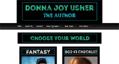 Desktop Screenshot of donnajoyusher.com