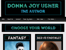 Tablet Screenshot of donnajoyusher.com